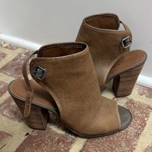 Lucky Brand Women's Brown Heeled Boots